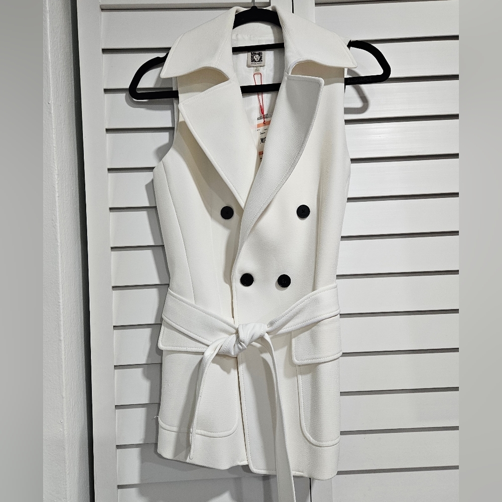 NWT Calvin Kline Soft White Classic Jacket 2 (6)